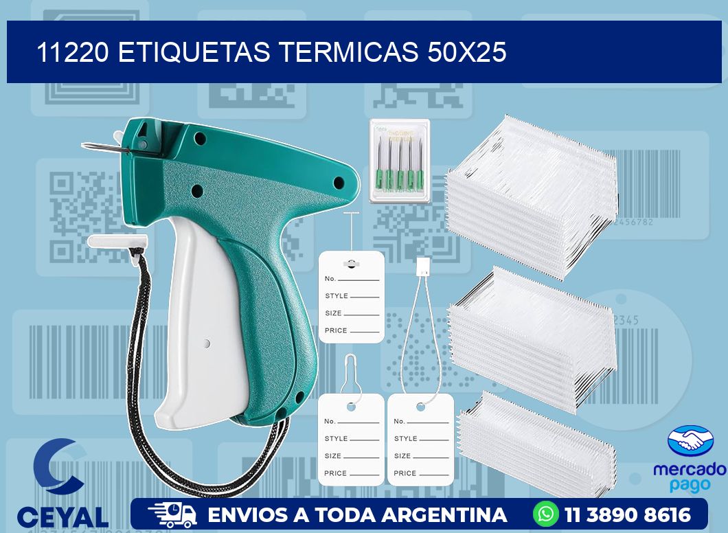 11220 ETIQUETAS TERMICAS 50X25
