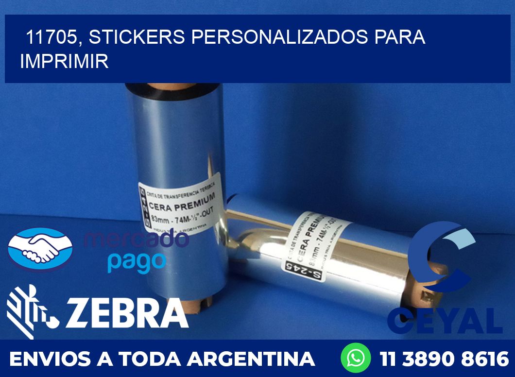11705, stickers personalizados para imprimir
