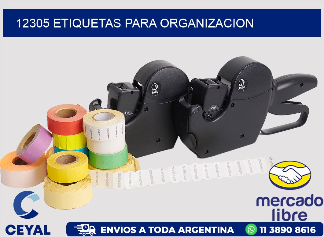 12305 ETIQUETAS PARA ORGANIZACION