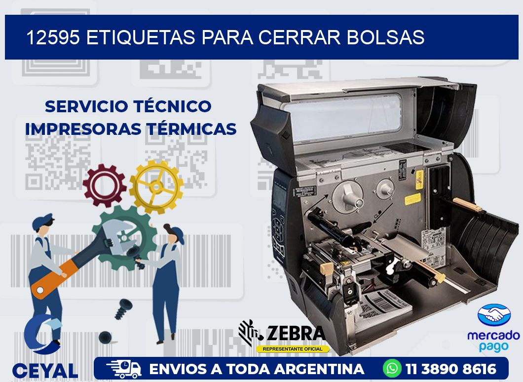12595 ETIQUETAS PARA CERRAR BOLSAS