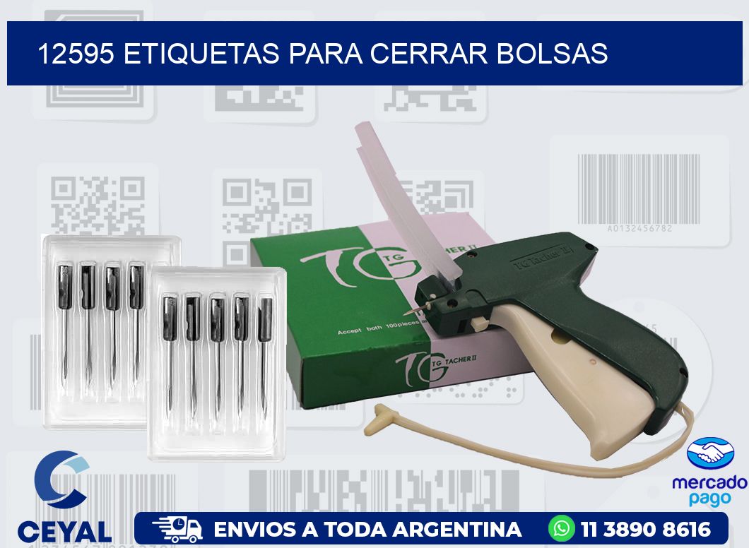 12595 ETIQUETAS PARA CERRAR BOLSAS