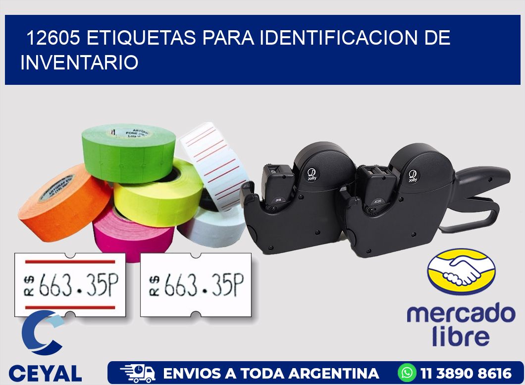 12605 ETIQUETAS PARA IDENTIFICACION DE INVENTARIO