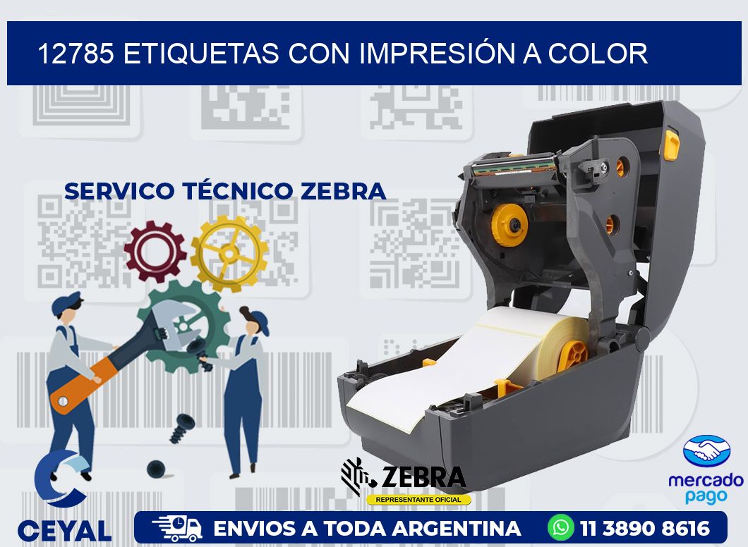 12785 ETIQUETAS CON IMPRESIÓN A COLOR