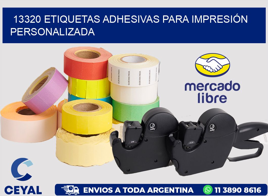 13320 ETIQUETAS ADHESIVAS PARA IMPRESIÓN PERSONALIZADA
