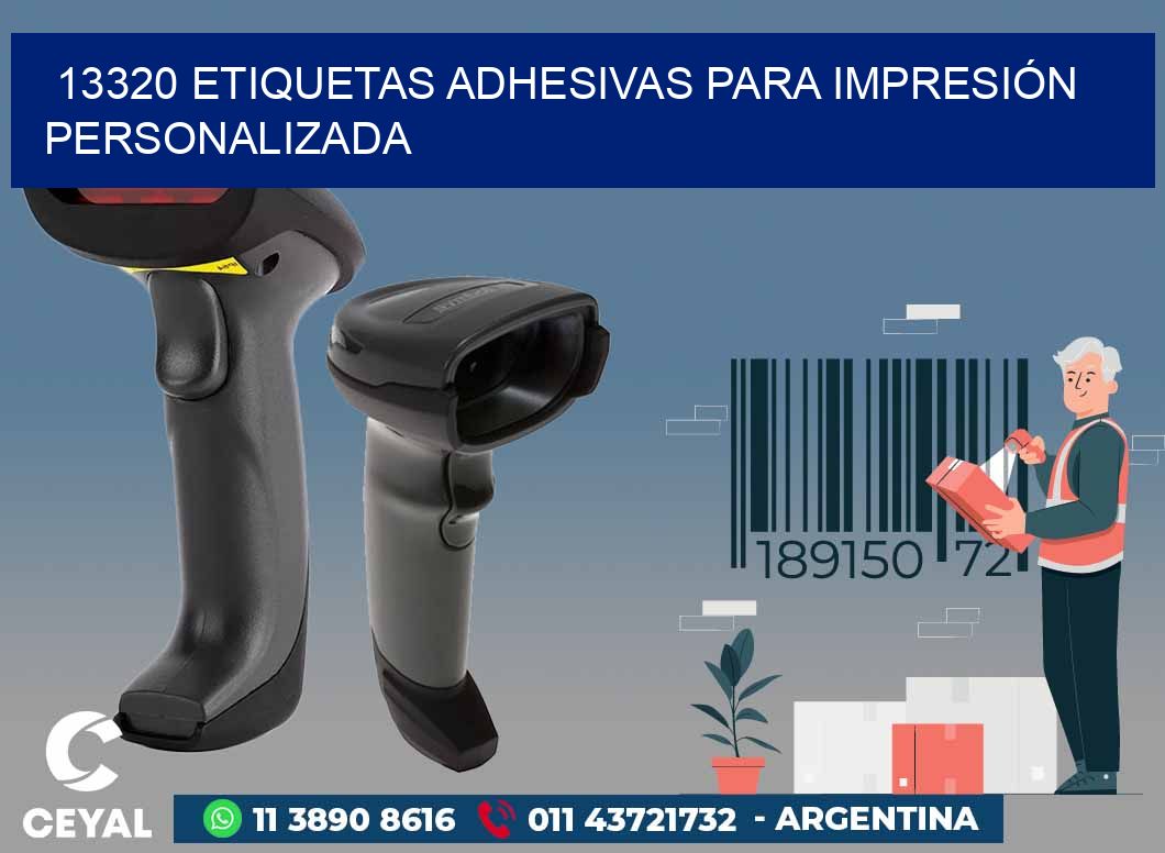 13320 ETIQUETAS ADHESIVAS PARA IMPRESIÓN PERSONALIZADA