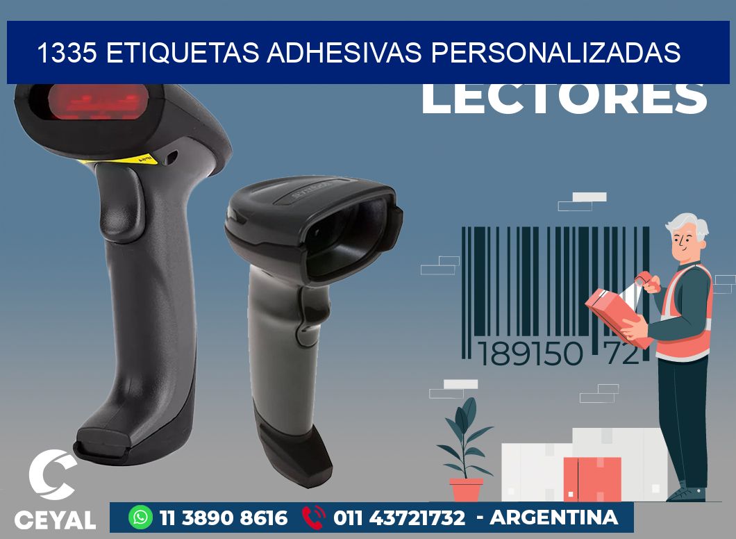 1335 ETIQUETAS ADHESIVAS PERSONALIZADAS