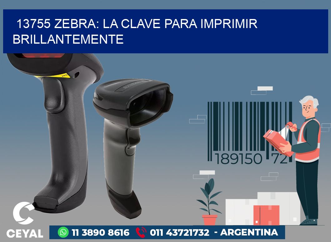 13755 ZEBRA: LA CLAVE PARA IMPRIMIR BRILLANTEMENTE