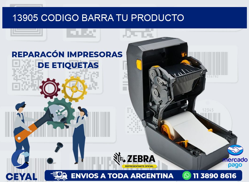 13905 CODIGO BARRA TU PRODUCTO