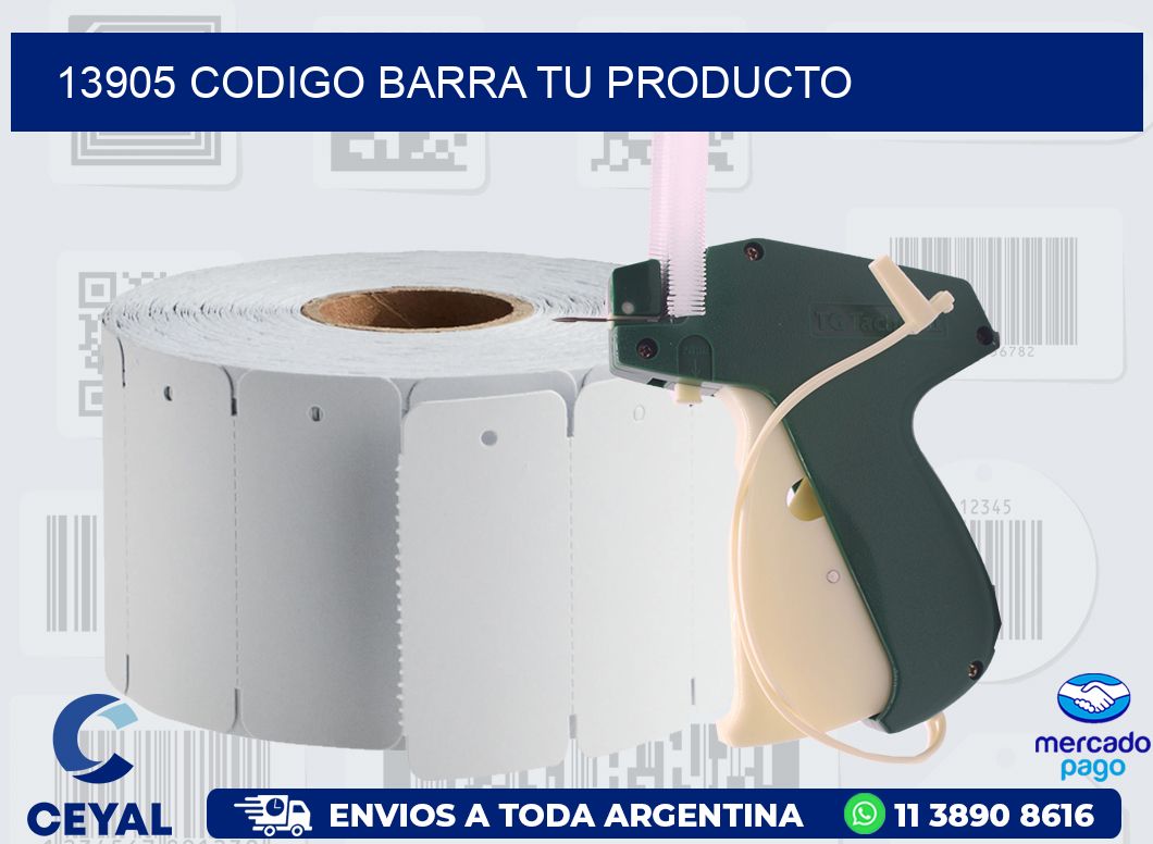 13905 CODIGO BARRA TU PRODUCTO