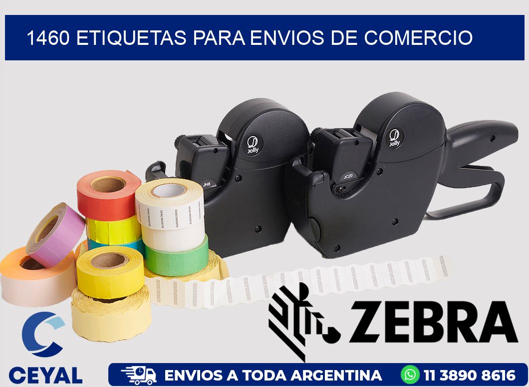 1460 ETIQUETAS PARA ENVIOS DE COMERCIO