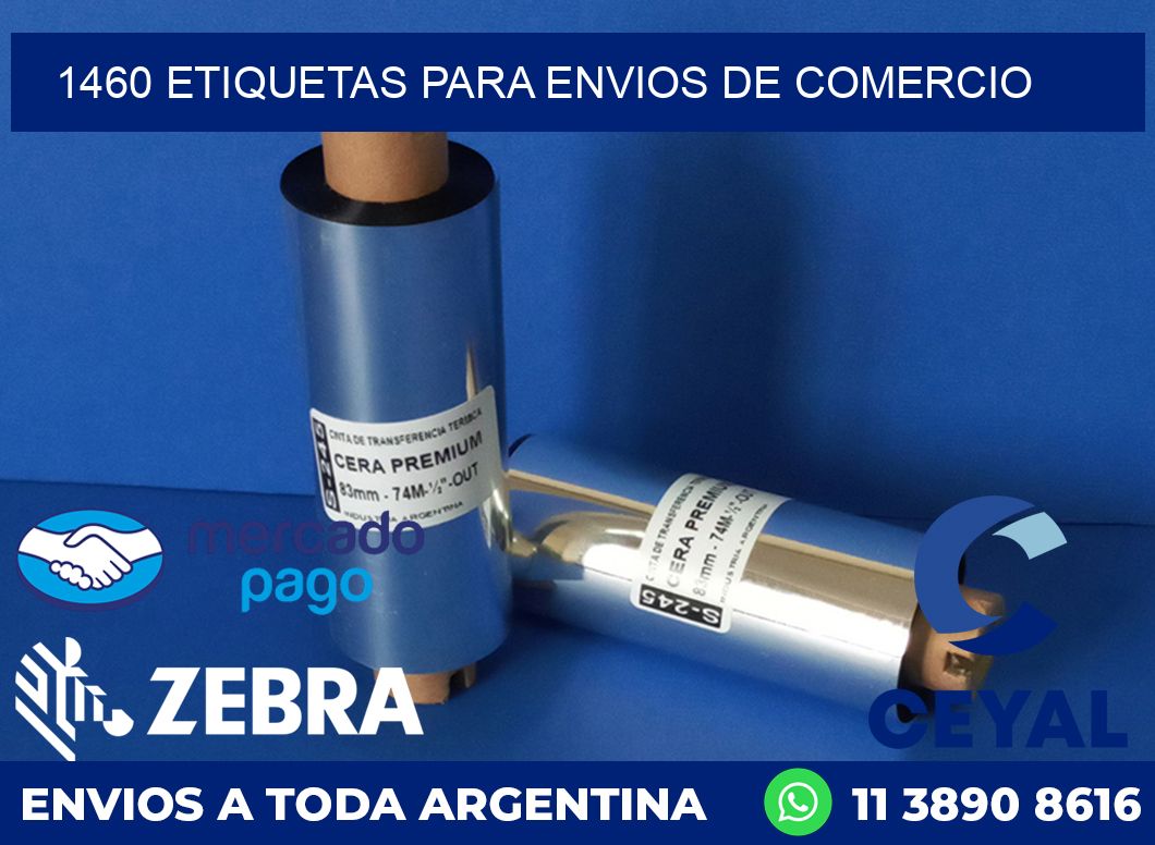 1460 ETIQUETAS PARA ENVIOS DE COMERCIO