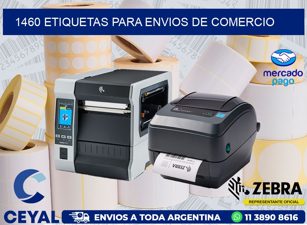 1460 ETIQUETAS PARA ENVIOS DE COMERCIO