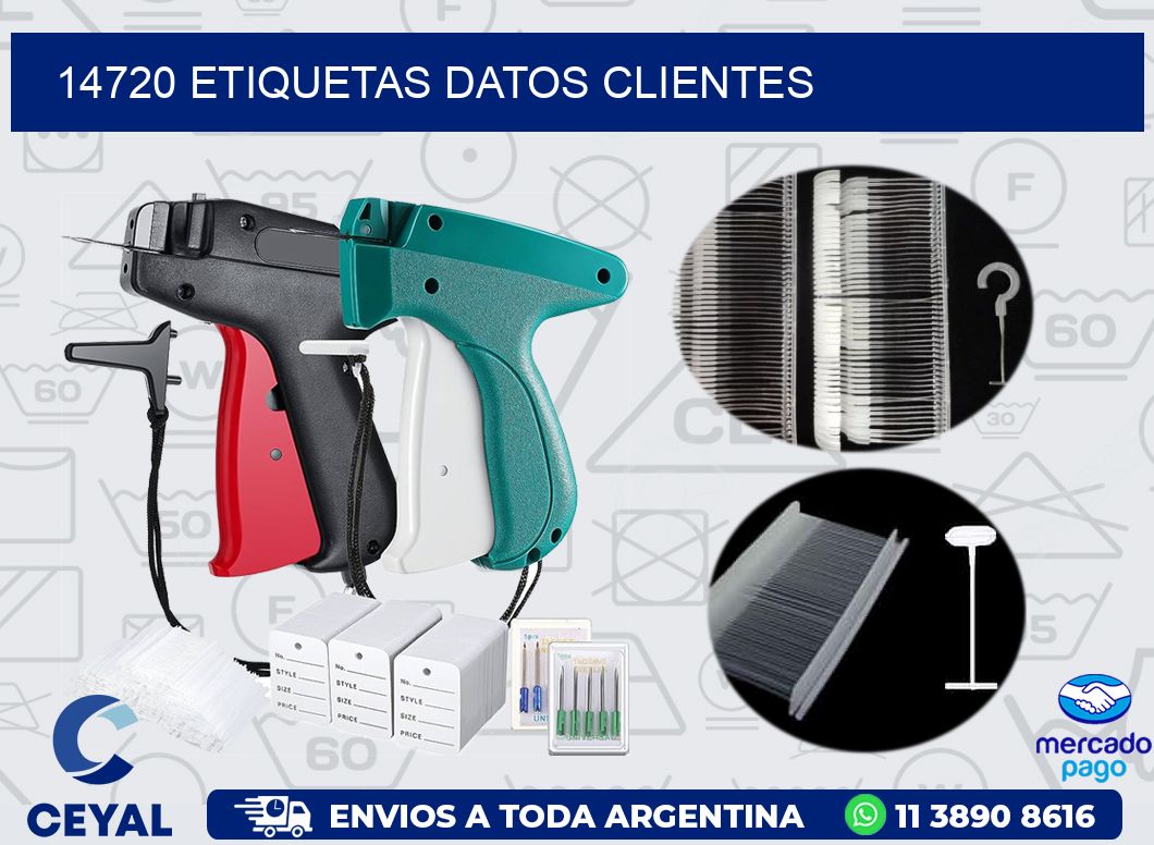 14720 ETIQUETAS DATOS CLIENTES