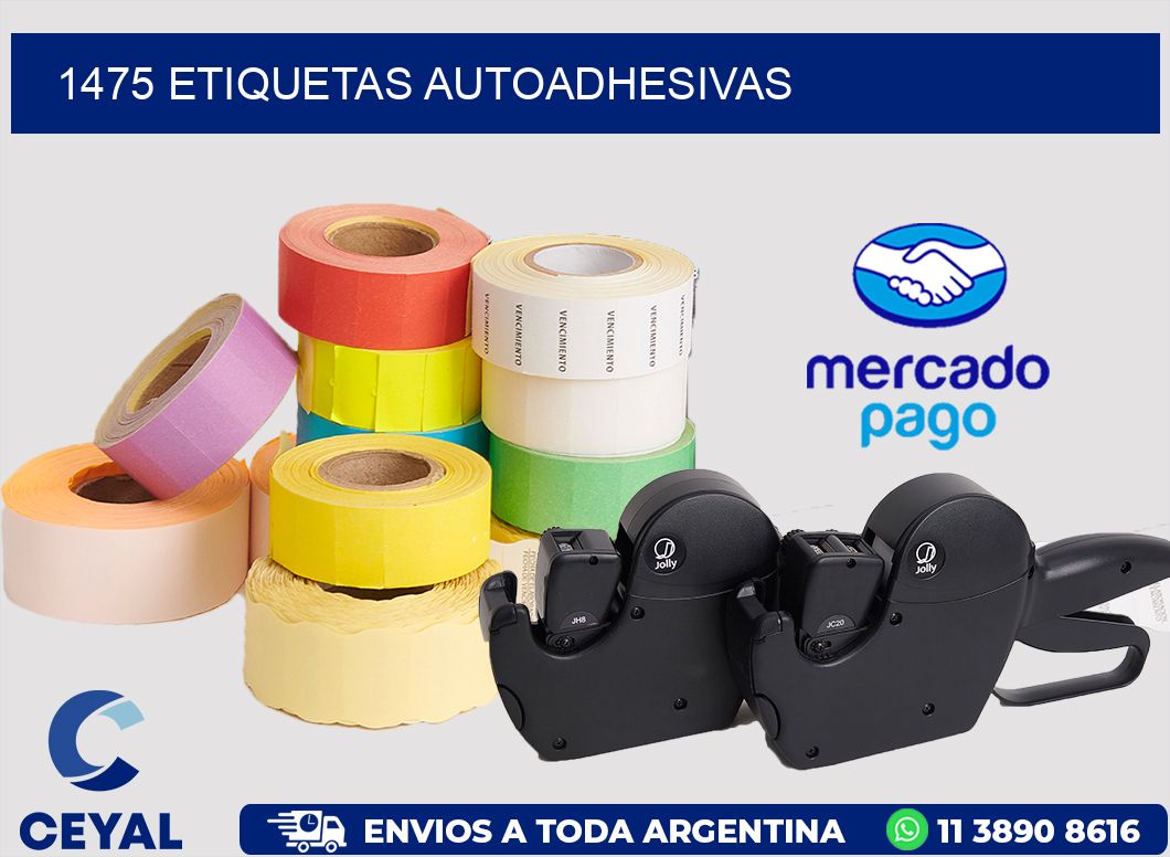 1475 ETIQUETAS AUTOADHESIVAS