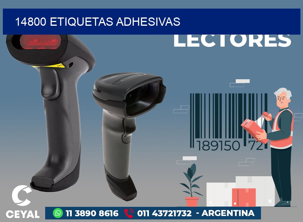14800 ETIQUETAS ADHESIVAS