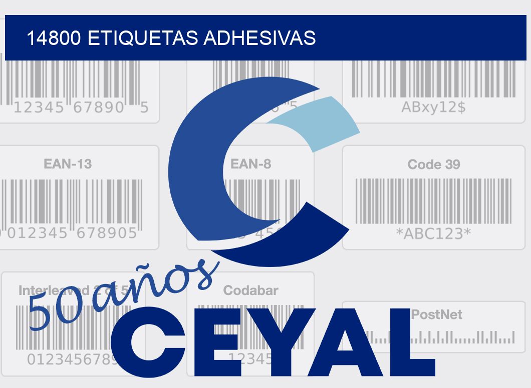 14800 ETIQUETAS ADHESIVAS