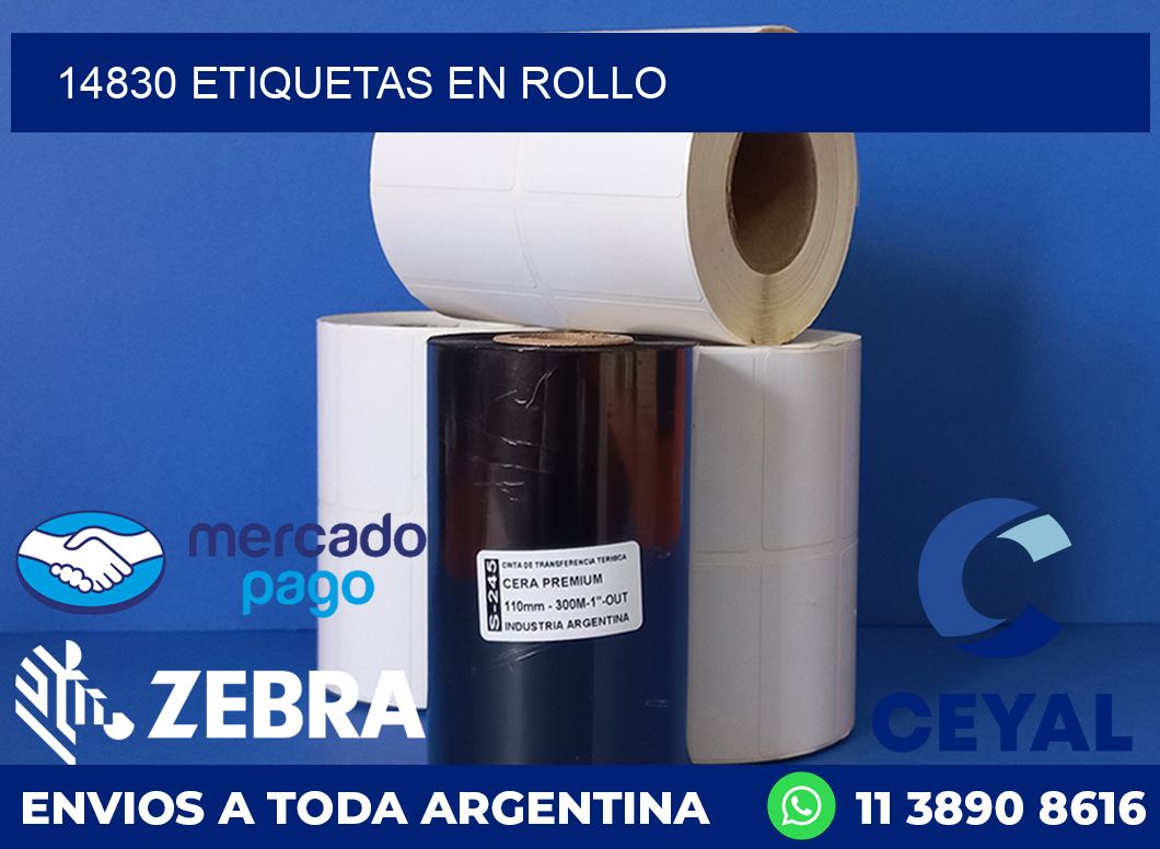 14830 ETIQUETAS EN ROLLO