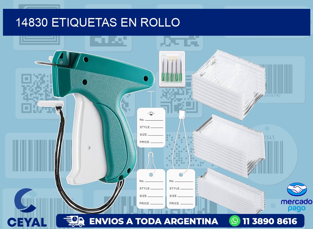 14830 ETIQUETAS EN ROLLO