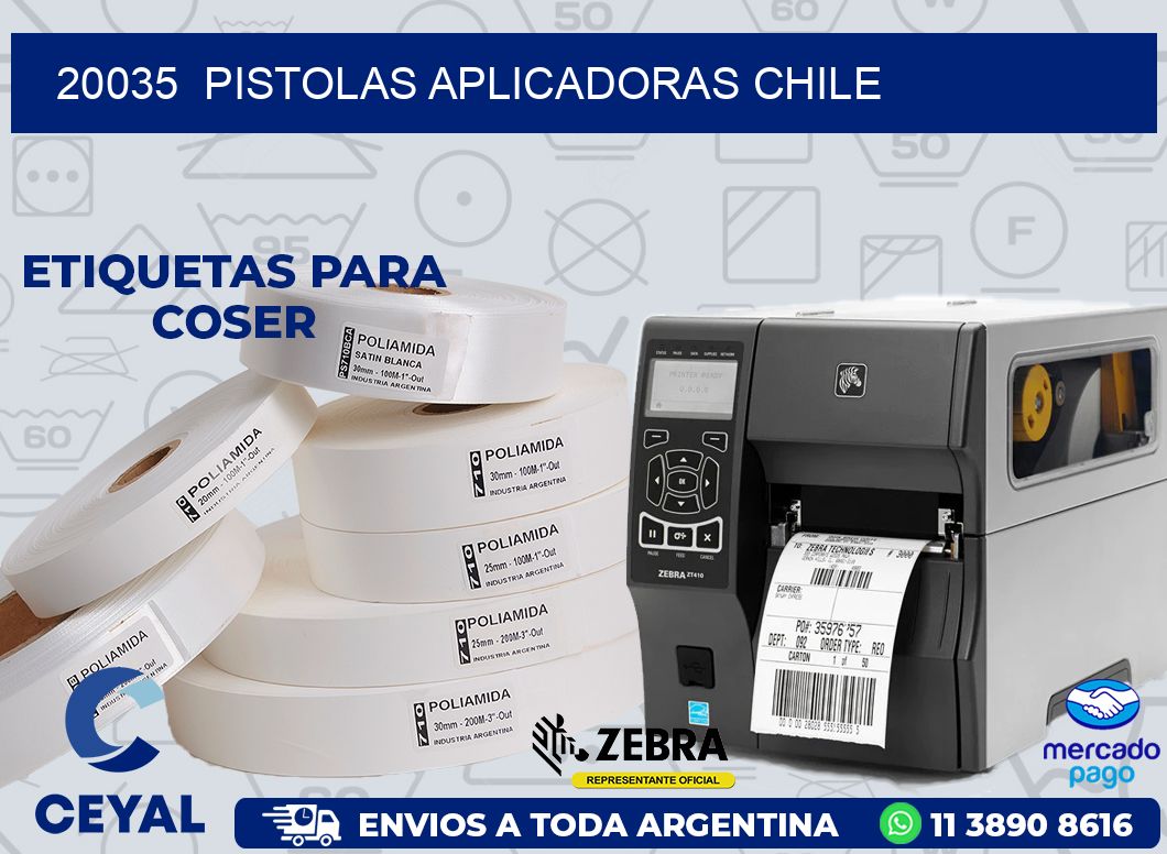 20035  PISTOLAS APLICADORAS CHILE