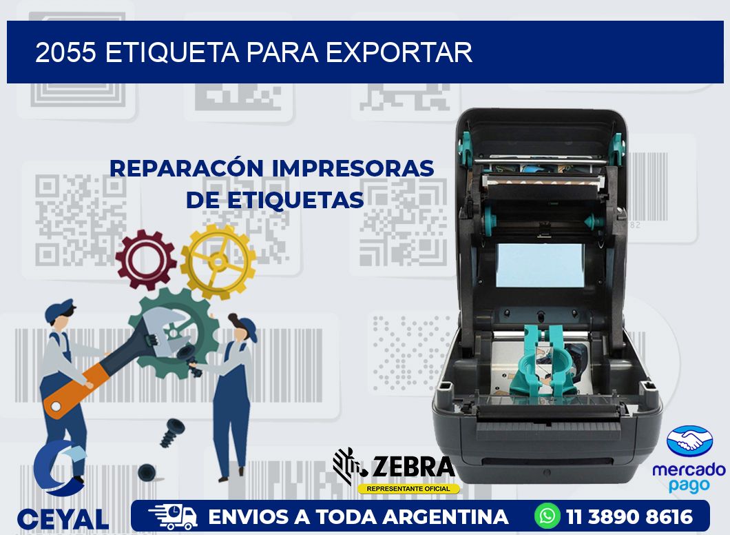 2055 ETIQUETA PARA EXPORTAR