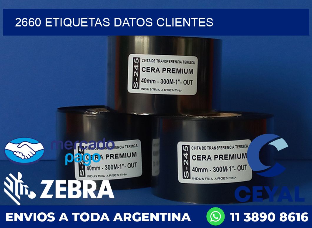 2660 ETIQUETAS DATOS CLIENTES