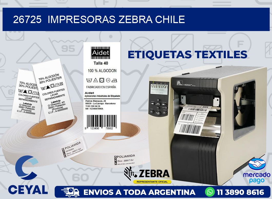 26725  IMPRESORAS ZEBRA CHILE