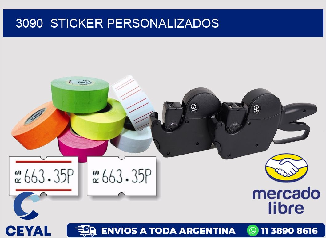 3090  sticker personalizados