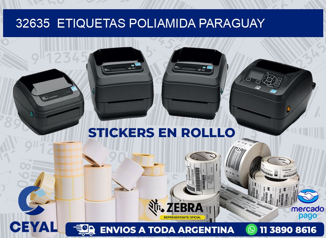 32635  ETIQUETAS POLIAMIDA PARAGUAY