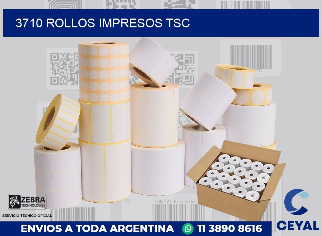 3710 ROLLOS IMPRESOS TSC