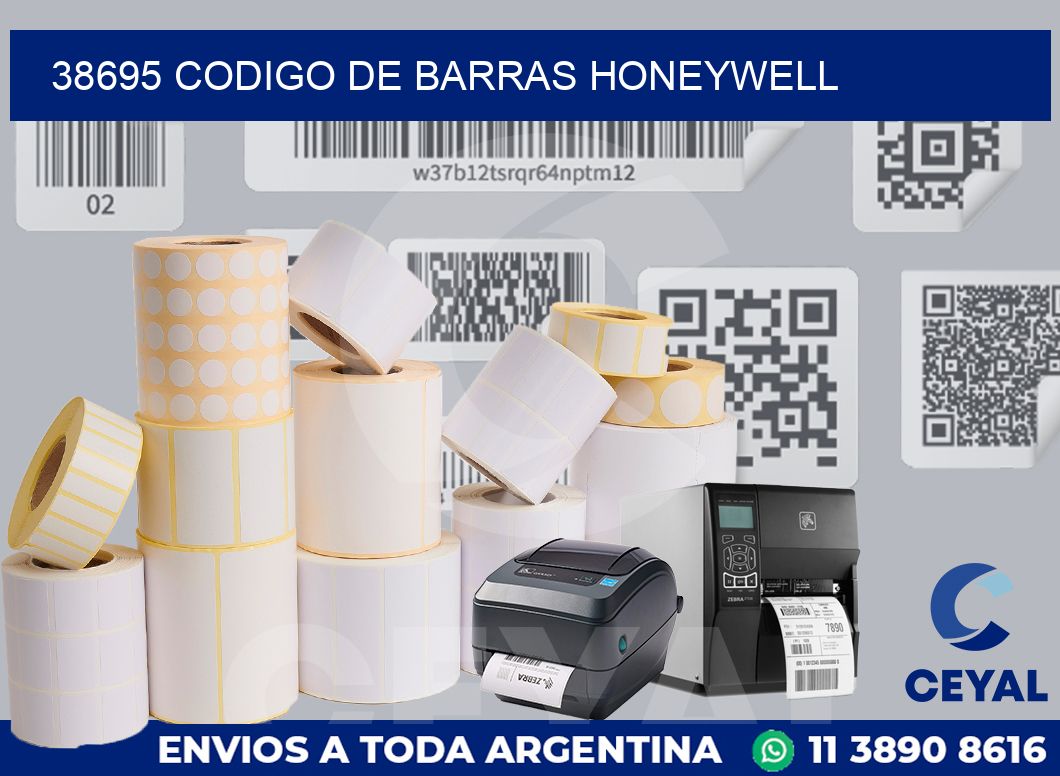 38695 CODIGO DE BARRAS HONEYWELL