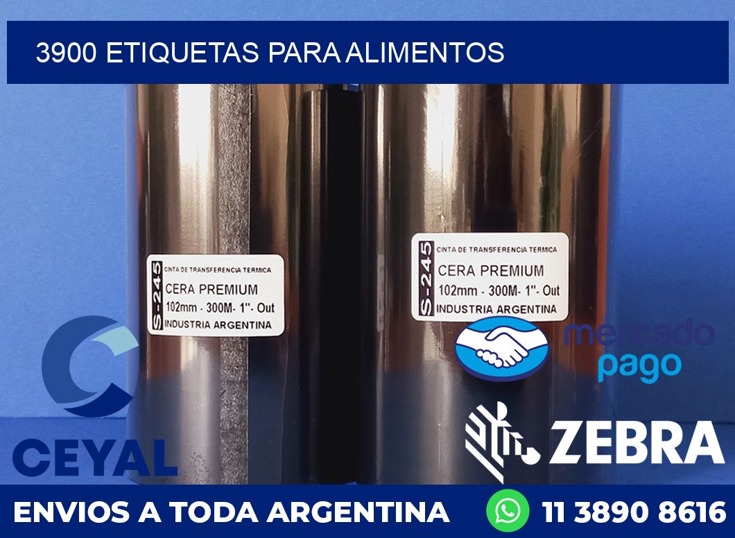 3900 ETIQUETAS PARA ALIMENTOS