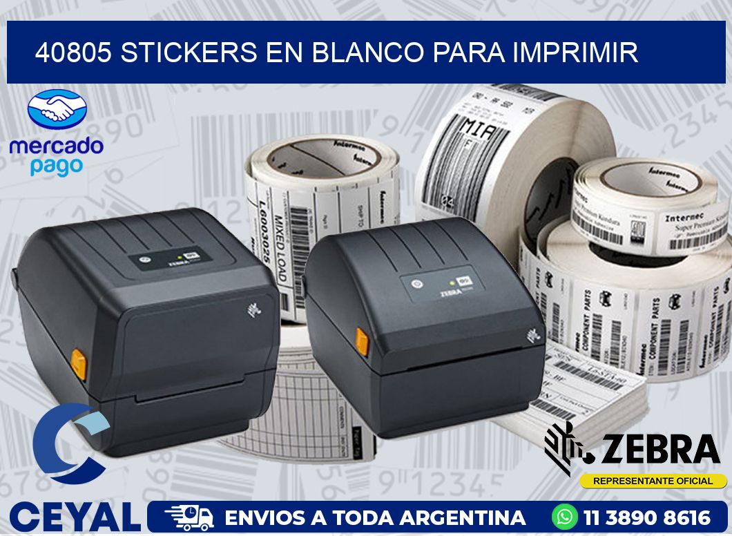 40805 STICKERS EN BLANCO PARA IMPRIMIR