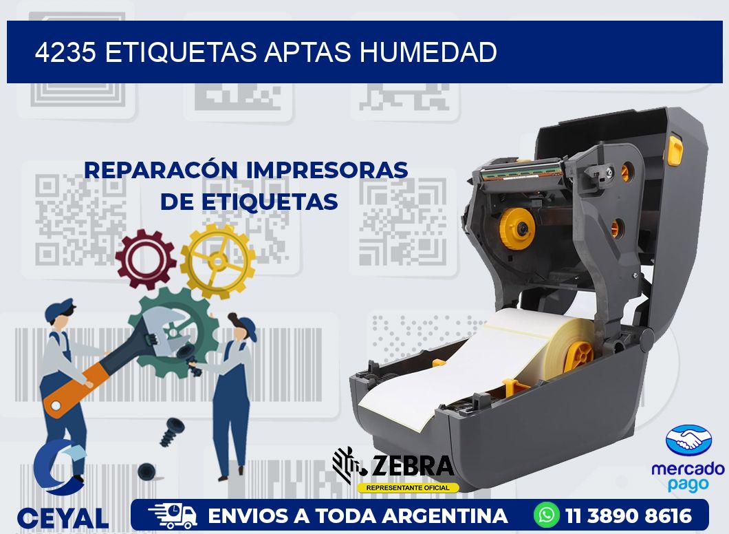 4235 ETIQUETAS APTAS HUMEDAD