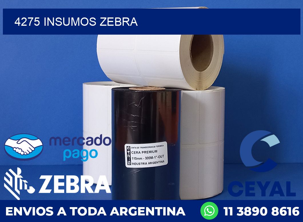4275 INSUMOS ZEBRA