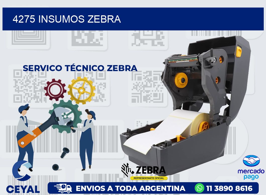 4275 INSUMOS ZEBRA