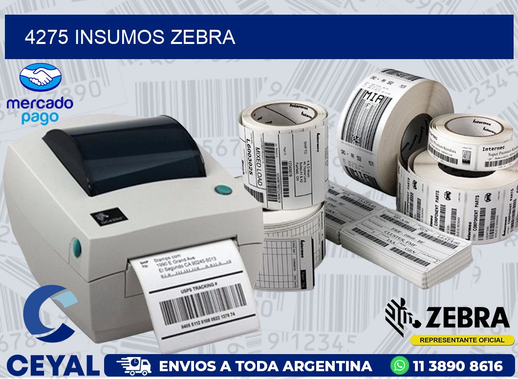4275 INSUMOS ZEBRA