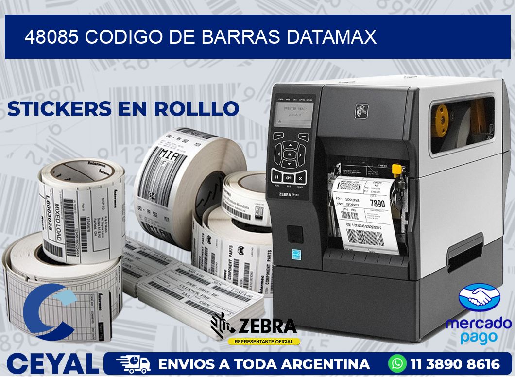 48085 CODIGO DE BARRAS DATAMAX