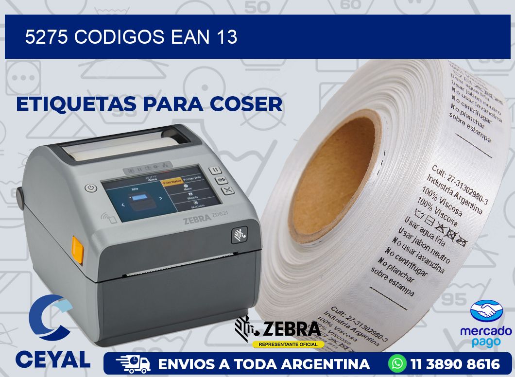 5275 CODIGOS EAN 13