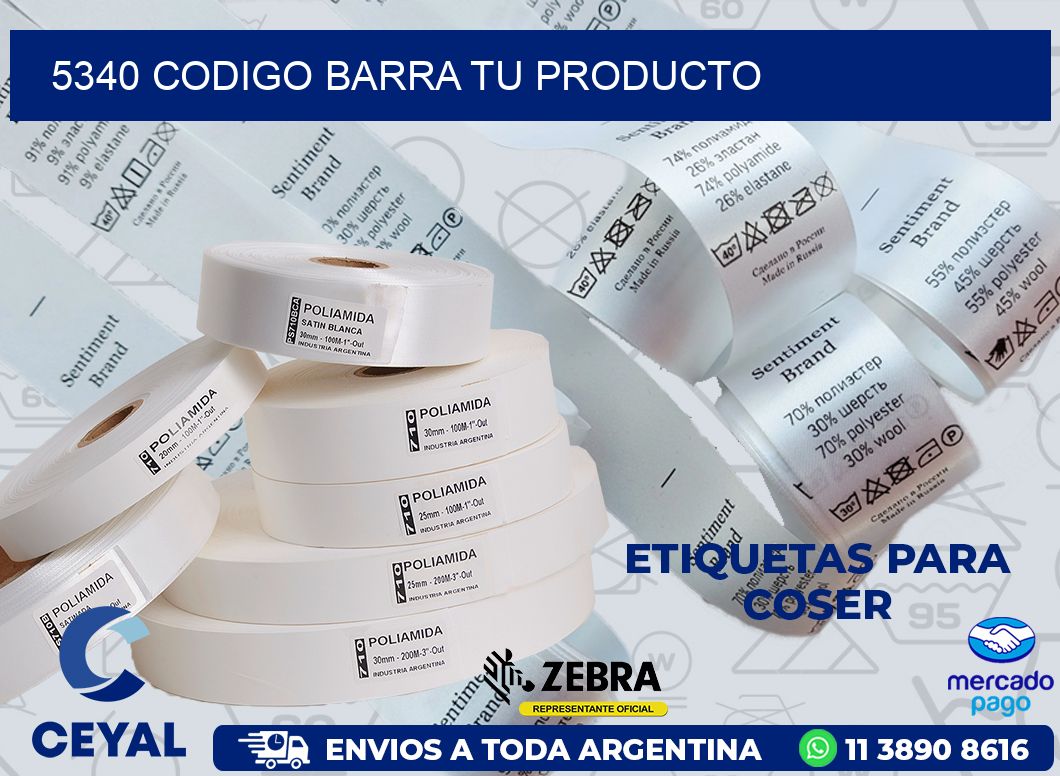 5340 CODIGO BARRA TU PRODUCTO