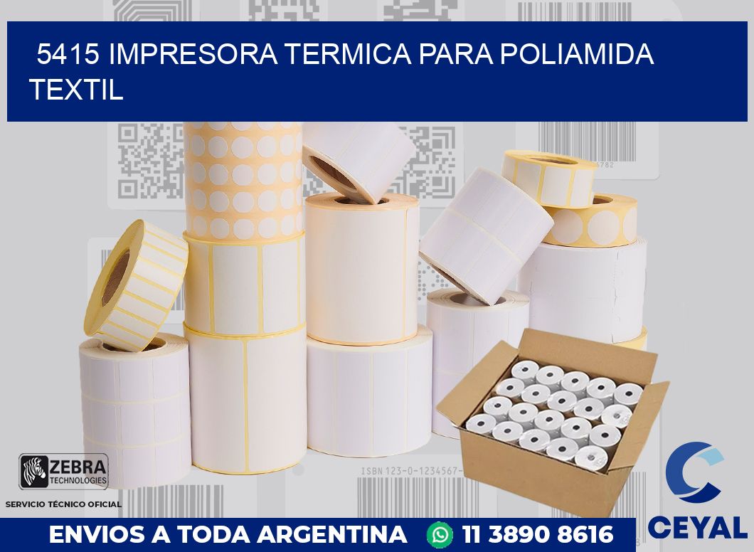 5415 IMPRESORA TERMICA PARA POLIAMIDA TEXTIL