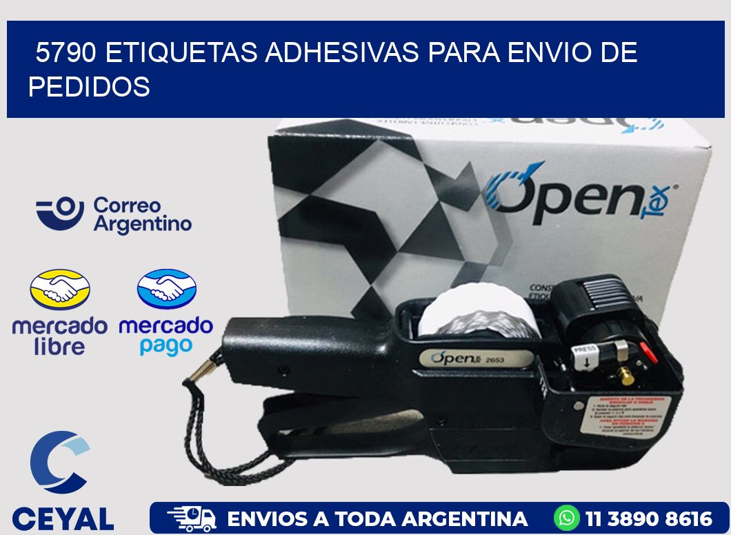 5790 ETIQUETAS ADHESIVAS PARA ENVIO DE PEDIDOS