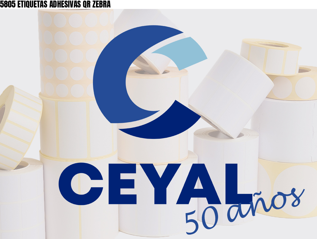 5805 ETIQUETAS ADHESIVAS QR ZEBRA