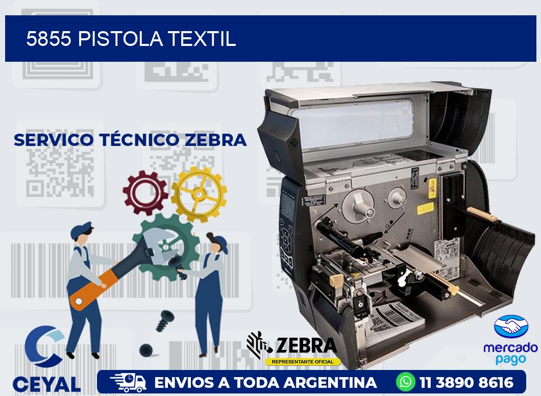 5855 PISTOLA TEXTIL