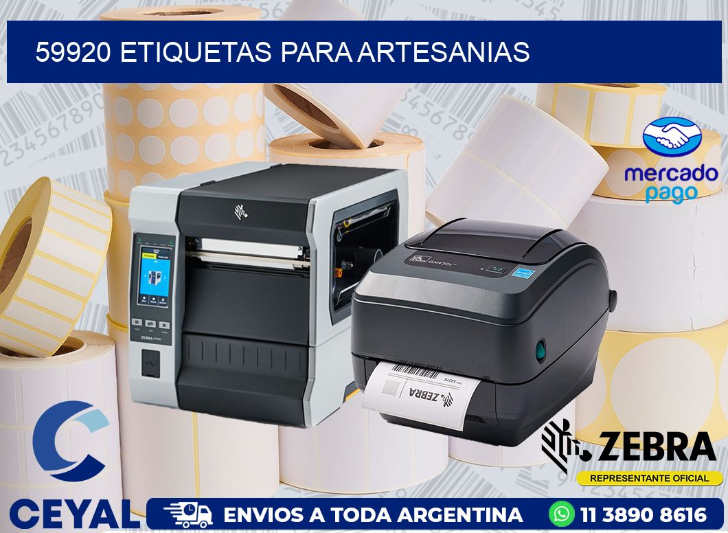 59920 ETIQUETAS PARA ARTESANIAS