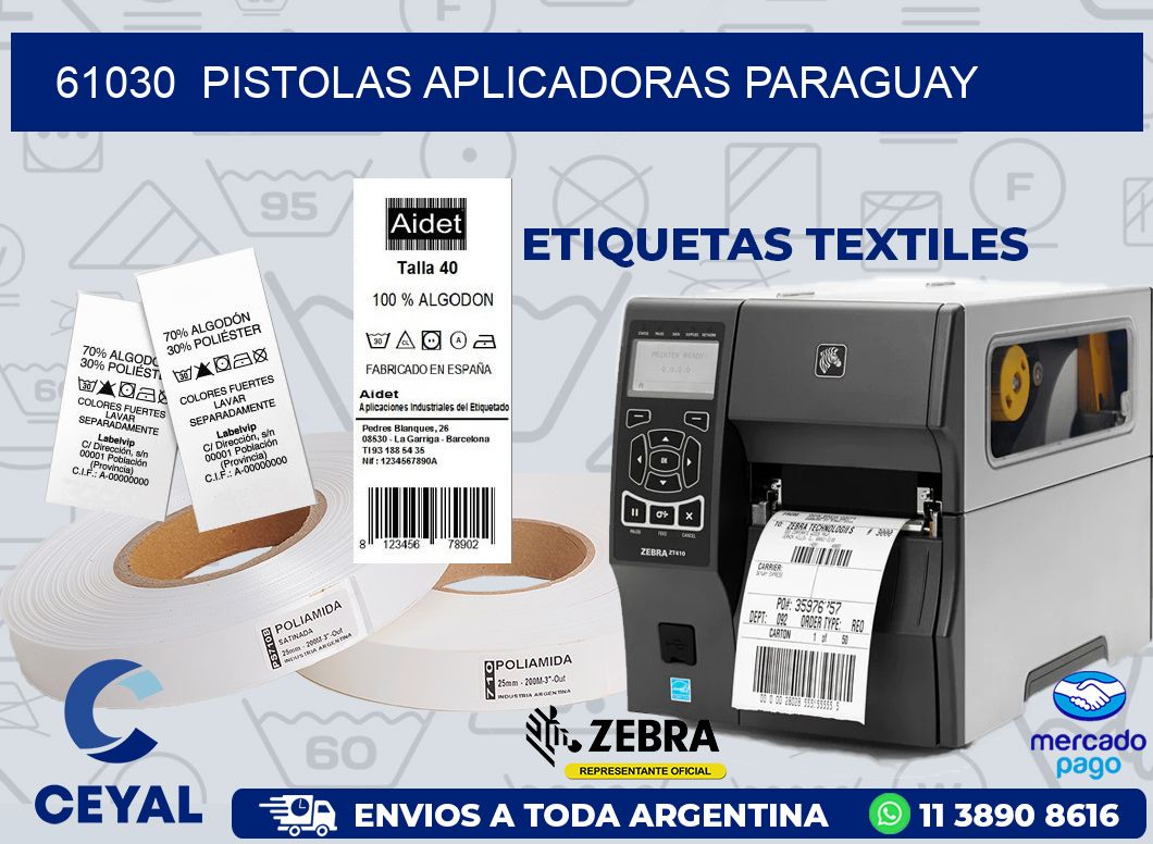 61030  PISTOLAS APLICADORAS PARAGUAY
