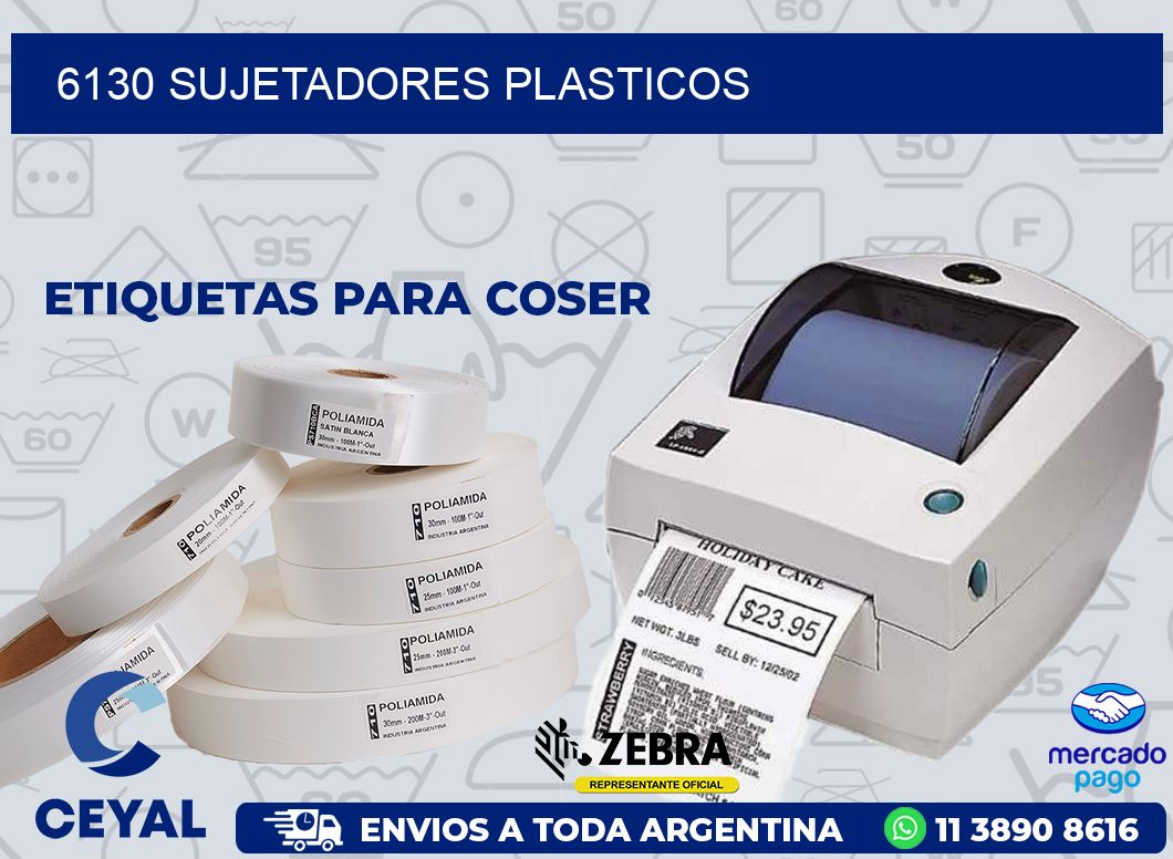 6130 SUJETADORES PLASTICOS