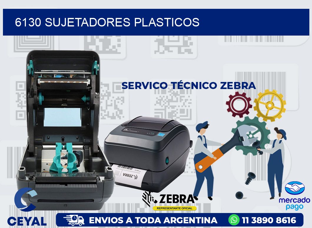 6130 SUJETADORES PLASTICOS