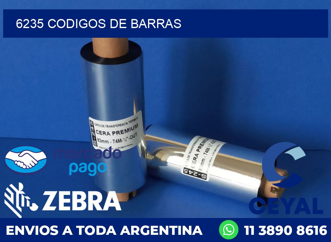 6235 CODIGOS DE BARRAS