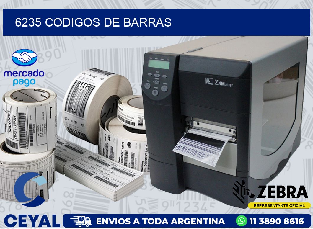 6235 CODIGOS DE BARRAS