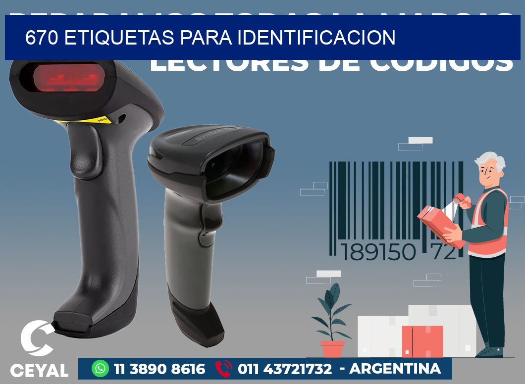 670 ETIQUETAS PARA IDENTIFICACION